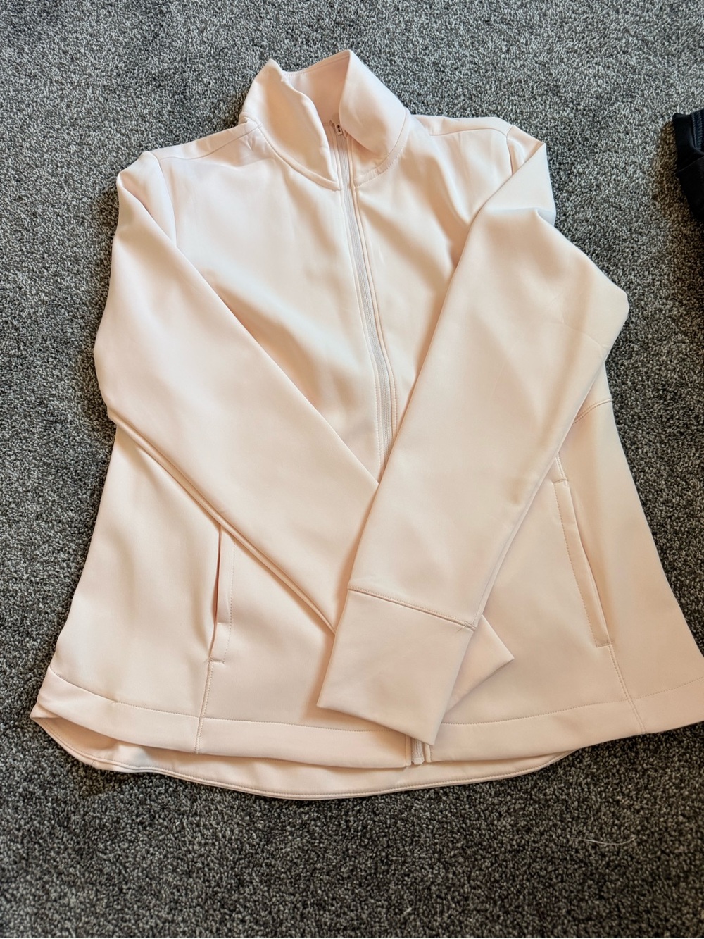 Apana Pale Pink Full-Zip Bomber Jacket